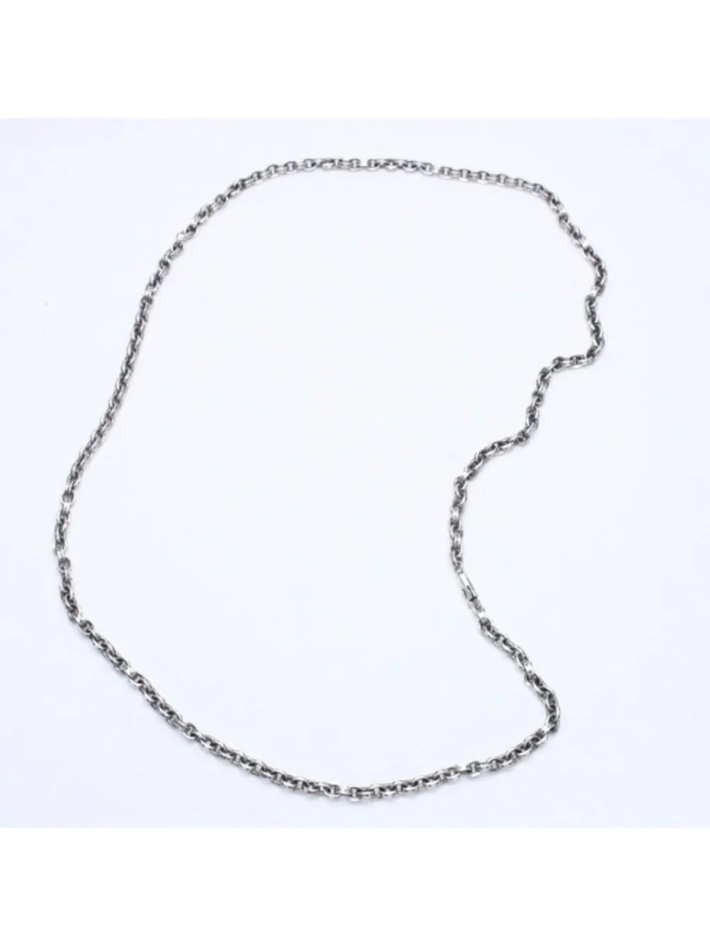 Chrome Hearts Paper Chain Necklace Weight 925 Sterling Silver